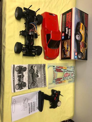 Tamiya Stadium Thunder 4wd buggy op TL01 chassis compleet. beschikbaar voor biedingen