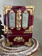 Chinees sieradenkast jade chinese kist kast juwelenkist, Ophalen of Verzenden