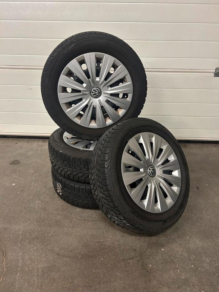 15 inch winterset Volkswagen Polo 5x100, Auto diversen, Wieldoppen, Gebruikt, Ophalen