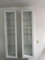 Twee vitrine kasten zwevend, Huis en Inrichting, Kasten | Vitrinekasten, Ophalen, Zo goed als nieuw