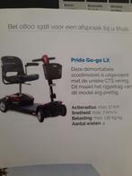 Scootmobiel, Diversen, Ophalen, 10 km/u of minder, Pride, 16 t/m 25 km