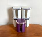Tupperware Vensterbussen Voorraadbussen 5 x 1.5 Liter., Ophalen of Verzenden, Paars