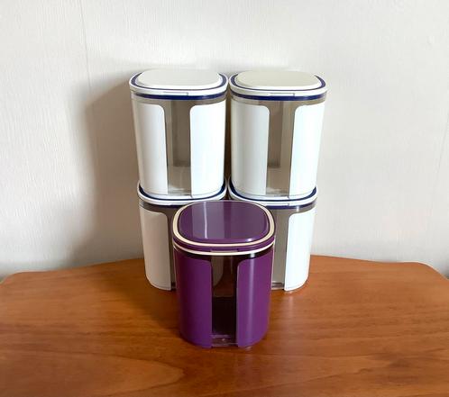 Tupperware Vensterbussen Voorraadbussen 5 x 1.5 Liter., Huis en Inrichting, Keuken | Tupperware, Wit, Paars, Ophalen of Verzenden