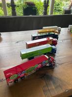 Een verzameling van 19 metalen vrachtwagens en 3 van plastic, Verzenden, Gebruikt, Bus of Vrachtwagen, Lion Toys