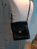 Vintage tas donker blauw, Ophalen of Verzenden, Zo goed als nieuw, Blauw, Leer