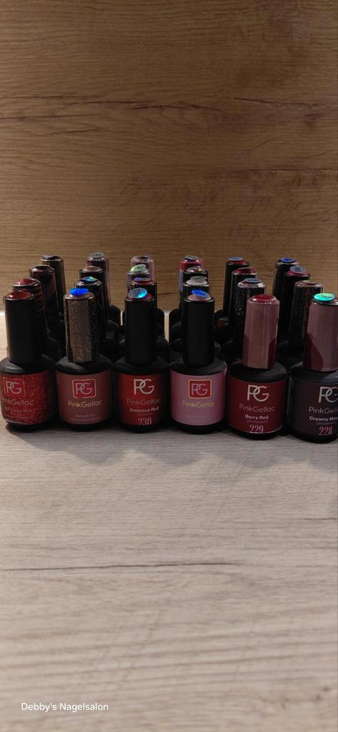Pink Gellac Set - 32 flesjes, 24 kleuren, Sieraden, Tassen en Uiterlijk, Uiterlijk | Cosmetica en Make-up, Zo goed als nieuw, Make-up