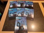 Kobelco minigra Brochures - SK08, SK10SR, SK17SR, SK18, SK28, Ophalen of Verzenden, Zo goed als nieuw, Overige merken