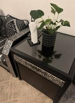 Mooie Marokkaanse Sedari Bankstel, Ophalen, 250 tot 300 cm, Overige maten, 75 tot 100 cm