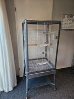 Montana vogelkooi antraciet, Ophalen, Zo goed als nieuw, Metaal, Vogelkooi