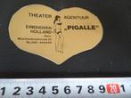 sticker ehv theater agentuur PIGALLE vrouw lingerie, Ophalen, Zo goed als nieuw