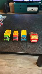 4x Tonka vrachtauto’s 1:43 (?), Verzenden, Gebruikt, Bus of Vrachtwagen