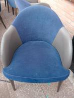 Stoelen, Huis en Inrichting, Stoelen, Stof, Blauw, Ophalen of Verzenden, Zo goed als nieuw