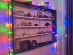 Mooie vitrine kast met mineralen of zonder mineralen, Huis en Inrichting, Zo goed als nieuw, 150 tot 200 cm, 25 tot 50 cm, 50 tot 100 cm