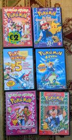 6 pokemon dvd's, Cd's en Dvd's, Dvd's | Kinderen en Jeugd, Film, Zo goed als nieuw, Ophalen