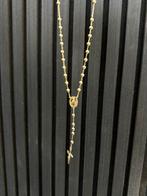 Gouden Rozenkrans Ketting 14k, Ophalen of Verzenden, Nieuw, Goud, Met hanger