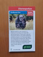 Eindhoven Zoo 30% korting maximaal 4 personen, Tickets en Kaartjes, Recreatie | Dierentuinen, Drie personen of meer, Kortingskaart