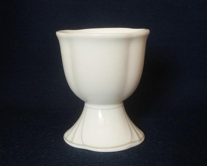 Villeroy & Boch Piano - porseleinen eierdop (Arco Weiss), Huis en Inrichting, Keuken | Servies, Zo goed als nieuw, Overige typen