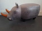 Zo goed als nieuw ! Neushoorn poef / krukje / stoeltje, Ophalen of Verzenden, Zo goed als nieuw