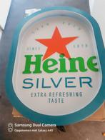 Mooie Heineken silver verlichting, Verzamelen, Biermerken, Ophalen of Verzenden, Zo goed als nieuw, Reclamebord, Plaat of Schild