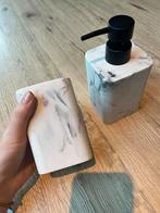 Zeeppompje & tandenborstelhouder • Marmer look, Huis en Inrichting, Badkamer | Badtextiel en Accessoires, Ophalen, Nieuw