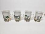 # Churchill England mokken 4 stuks. luipaard giraffe zebra, Huis en Inrichting, Keuken | Servies, Ophalen of Verzenden, Zo goed als nieuw