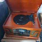 Retro Ricatech Platenspeler met Digitaliseerfunctie, Gebruikt, USB-aansluiting, Platenspeler, Ophalen