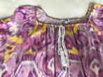 Blouses lila met geel een maat tot 44, Kleding | Dames, Ophalen of Verzenden, Zo goed als nieuw, Maat 42/44 (L), Geel
