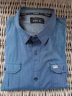 Blauw gestreept sportief overhemd xl, Ophalen of Verzenden, Zo goed als nieuw, Blauw, Halswijdte 43/44 (XL)