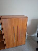 Houten kast met deuren en planken, Ophalen, 50 tot 100 cm, Minder dan 100 cm, Modern