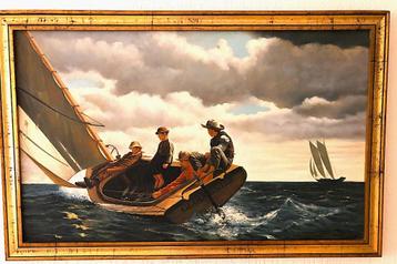 Kunst Reproductie Winslow Horner "Breezing Up (A Fair Wind)" beschikbaar voor biedingen