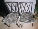 Huisopruimen | jaren 60 stoelen 2st, Ophalen, Gebruikt, Twee