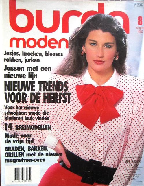 2 Burdas uit 1987 - mooie jaren 80 mode ( nr. 8 En 9), Hobby en Vrije tijd, Kledingpatronen, Zo goed als nieuw, Overige typen