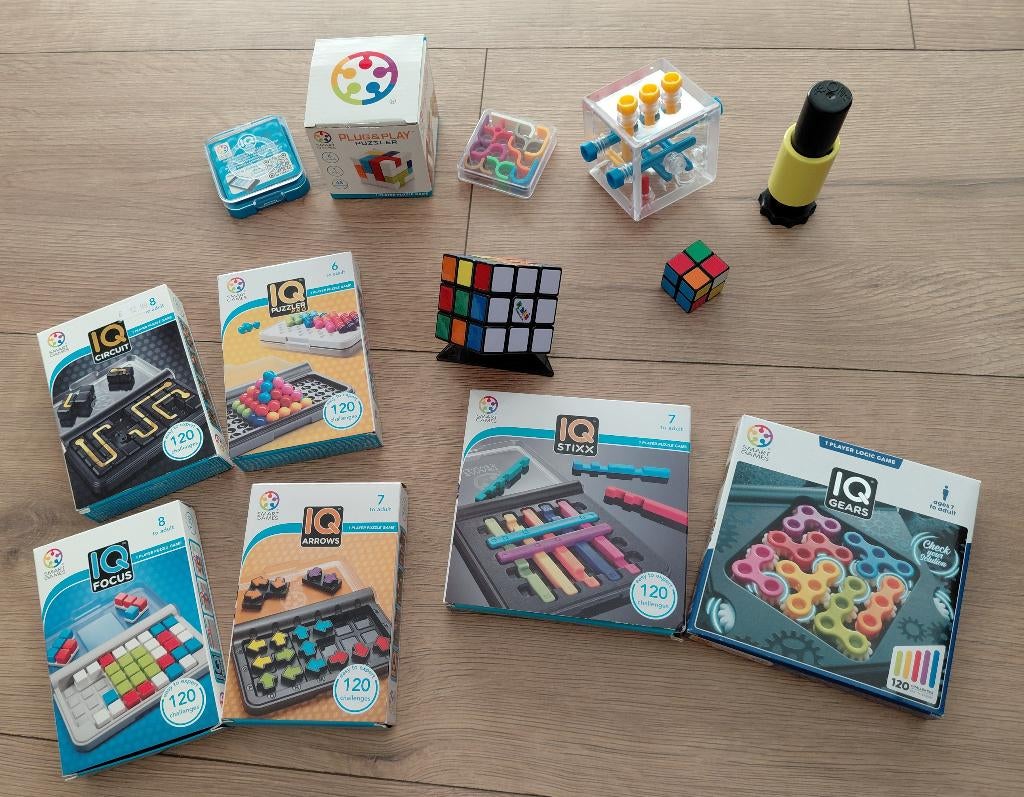 IQ puzzels 1 player, Ophalen of Verzenden, Minder dan 500 stukjes, Zo goed als nieuw, Overige typen