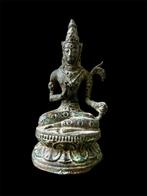 Een Antieke Bronzen Sculptuur van Ken Dedes, Antiek en Kunst, Ophalen of Verzenden