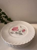 Set van 6 porseleinen gebaksbordjes, Antiek en Kunst, Ophalen of Verzenden