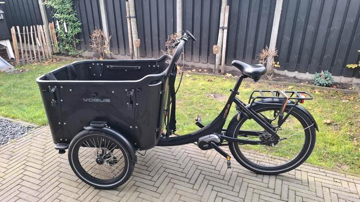 Elektrische bakfiets. Vogue superior 3 de luxe, Fietsen en Brommers, Fietsen | Bakfietsen, Zo goed als nieuw, Overige merken, 4 kinderen of meer