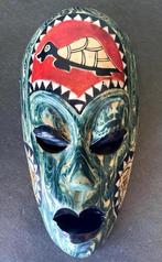 Vintage Maleisisch masker met parelmoer inleg, Ophalen of Verzenden