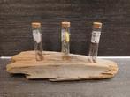 Landelijke vaasjes van drijfhout, Ophalen of Verzenden, Nieuw, Rechthoekig, Hout