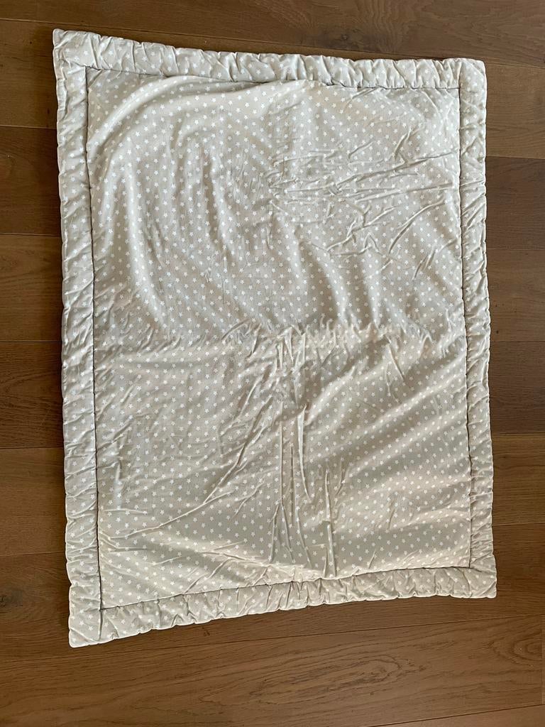 Beige boxkleed Cotton Baby 80 x 105, Kinderen en Baby's, Boxen, Ophalen of Verzenden, Zo goed als nieuw, Boxkleed