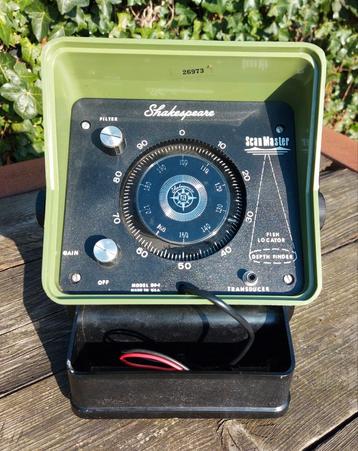 Vintage dieptemeter, fishfinder Shakespeare. beschikbaar voor biedingen