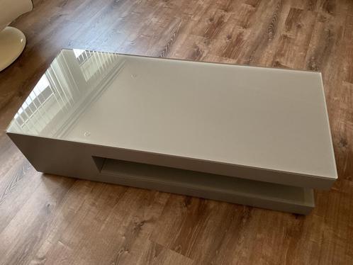 salontafel, Huis en Inrichting, Tafels | Salontafels, Gebruikt, Minder dan 50 cm, 50 tot 100 cm, 100 tot 150 cm, Rechthoekig, Overige materialen
