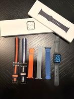 Apple Watch Series 7 45mm Graphite, Ophalen, Hartslag, IOS, Zo goed als nieuw