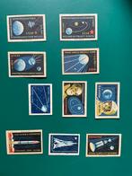 Vintage Luciferdoosje labels matchbox labels thema Ruimte, Ophalen of Verzenden, Gebruikt