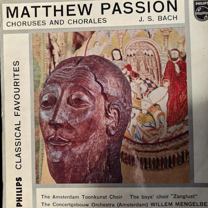 Bach - Matthäus-Passion - Willem Mengelberg, Cd's en Dvd's, Vinyl | Klassiek, Gebruikt, Barok, Vocaal, 12 inch, Ophalen of Verzenden