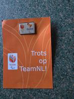 Rio 2016 Paralympische Spelen TeamNL Pin, Ophalen of Verzenden, Zo goed als nieuw, Sport, Speldje of Pin