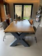 Eetkamertafel, Huis en Inrichting, Tafels | Eettafels, Ophalen, Landelijk-modern, Eikenhout, 200 cm of meer