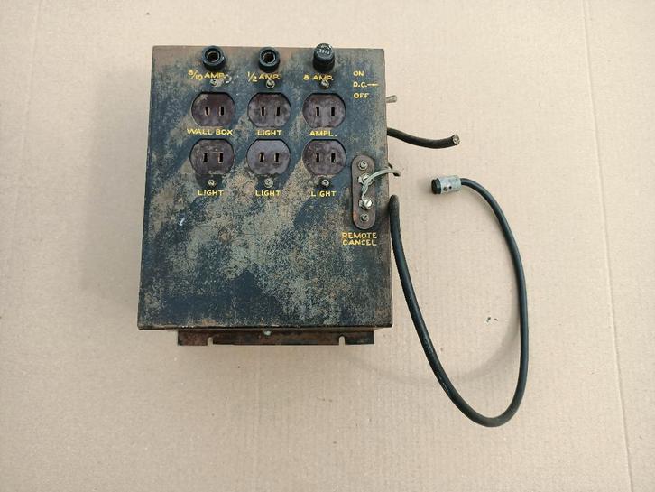 Voeding/ Verlichting AMI B (1949) jukebox, Verzamelen, Automaten | Jukeboxen, Gebruikt, Seeburg, 1950 tot 1960, Ophalen of Verzenden