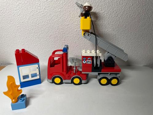 Duplo 10592 Brandweerwagen, Kinderen en Baby's, Speelgoed | Duplo en Lego, Zo goed als nieuw, Duplo, Complete set, Ophalen of Verzenden