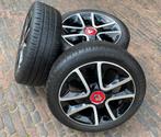 16” Renault Twingo bicolor velgen + TPMS + Conti banden., Auto-onderdelen, Banden en Velgen, Gebruikt, 16 inch, Banden en Velgen
