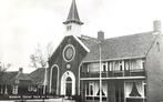 Ansichtkaart Stedum geref. Kerk en pastorie 1961 (129), Groningen, 1960 tot 1980, Ongelopen, Ophalen of Verzenden